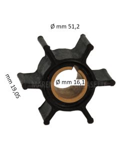 Girante Yamaha Ø 51,2 mm, 6 Pale 6H4-44352-02/00 