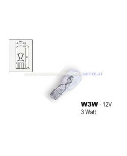 Lampadina di ricambio per quadro strumenti 3w 12volt