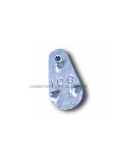 PIOMBO PRISMA CON FORO PASSANTE