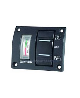 Pannello di test per due batterie