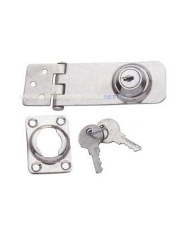 Chiusura inox a cerniera con chiave