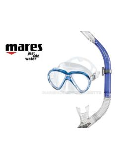 Maschera Mares Marea con snorkel blu