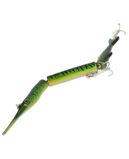 Aguglia snodata per la traina 20 cm Green Silver