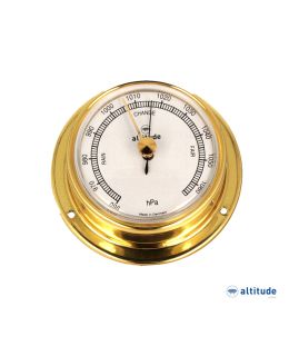 Barometro Altitude 838 serie Ø 74mm Ottone Lucidato