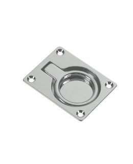 Alza pagliolo barca in ottone cromato 65x50