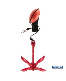 Ancora Squid Cressi Sub 1,5 Kg per Sup e Kayak