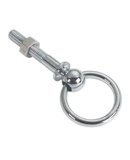 Anello snodato con perno filettato in ottone cromato