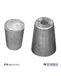 Zinco ogiva Conico per asse elica tipo radice