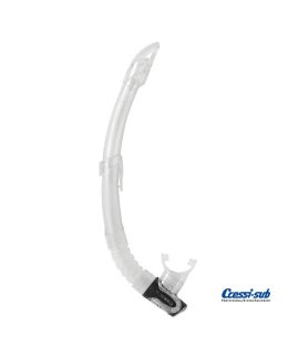 Tubo aereatore Cressi Sub Gamma Clear con valvola di scarico