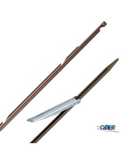 Asta per arbalete Omer Ø 6,5mm Tahitiana in acciaio inox