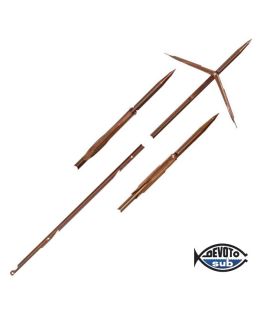 Asta tahitiana Inox Ø 6,5mm Doppia Aletta per arbalete