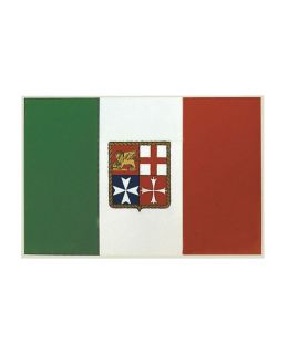 Bandiera Adesiva Italia Marina Mercantile
