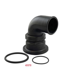 Bocchettone per serbatoio Ercole e Sogliola 90° per tubo Ø 50 mm