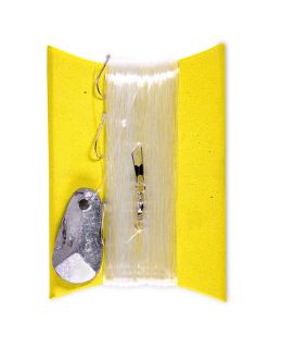 Bolentino per pesca barca 100 metri 3 ami Piombo 100 gr