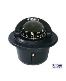 Bussola Ritchie Explorer Da Incasso F-50 Nera mm 70