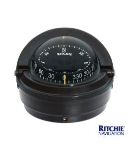 Bussola Barca Ritchie Serie Voyager S87 mm 76 Nera
