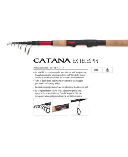 Canna da Spinning Shimano CATANA EX Telespin 