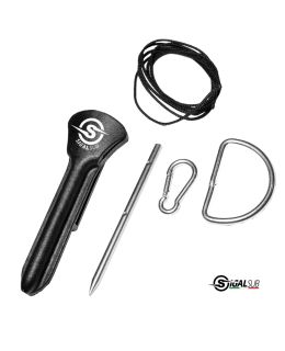 Cavo porta pesci con fodero Sigalsub Nero