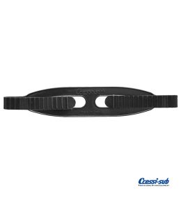 Cinturino per maschere Cressi Sub in silicone Nero