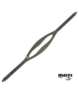 Cinturino per maschere Mares in silicone nero
