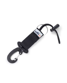 Clip porta torcia subacquea con anello inox