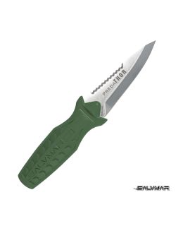 Coltello subacqueo Salvimar Predathor verde militare