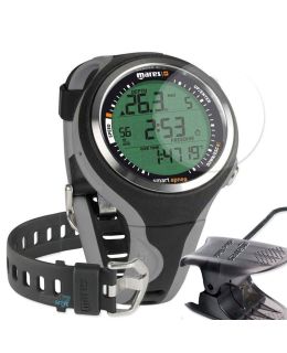 Mares Smart APNEA Grey Computer sub con Interfaccia USB, protezione, prolunga