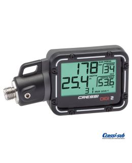 Cressi Sub DIGI 2 per la subacquea manometro con profondimetro