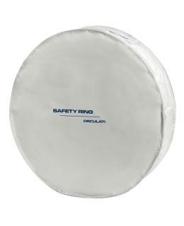 Contenitore in tessuto per salvagente anulare BIANCO