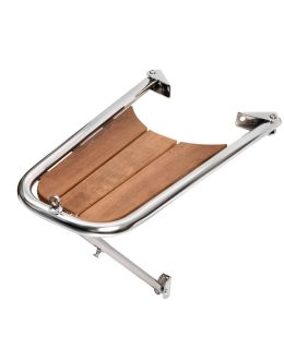 Delfiniera in Teak Plancetta di Prua Cm 680x395x280