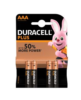Pile Duracell tipo mini stilo AAA Blister 4 pile