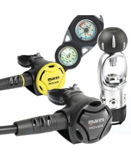 Erogatore Sub Mares Rover 2S INT con manometro e profondimetro
