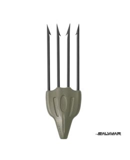 Fiocina Salvimar Speed 4 punte Mustad Military Green