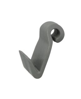 Gancio in plastica per telo gommoni occhiello aperto 