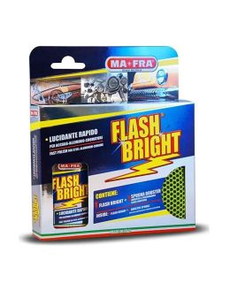 Lucidante rapido per metallo Kit Mafra Flash Bright 80 ml con spugna