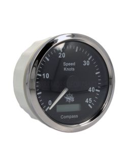 Spidometro Contamiglia con GPS e bussola NERO