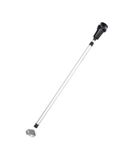 Luce di Via a pile Bianca 360° su asta telescopica