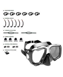 Maschera Mares Rover NERA set 6 pezzi con accessori