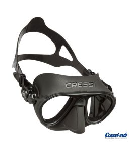 Maschera Cressi Sub Calibro Nera Anti Appannamento