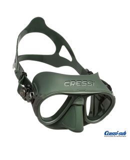 Maschera Cressi Sub Calibro Verde Anti Appannamento