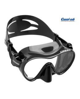 Maschera subacquea Cressi Sub F1 in silicone nera