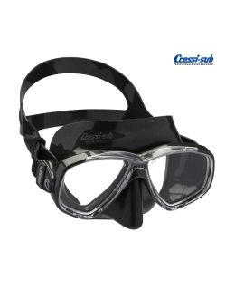 Maschera Cressi Sub Perla in silicone nera
