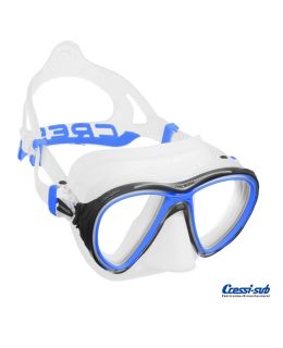 Maschera Cressi Sub Quantum Trasp-Blu anti appannamento