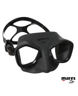 Maschera Mares Viper nera ideale per l'apnea e la pesca sub