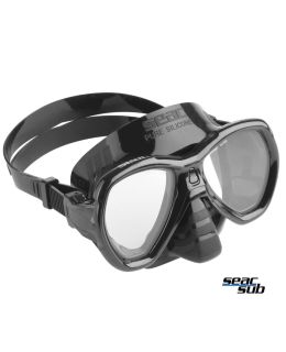 Maschera Seac Sub Elba Nero-Nero in silicone