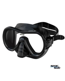 Maschera Seac Sub Giglio Nero-Nero in silicone