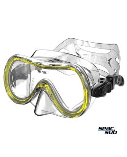 Maschera in silicone Seac Sub Salina MD GIALLA per bambini
