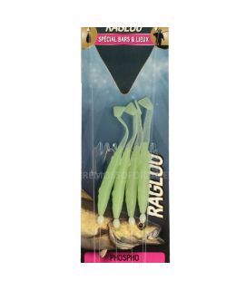 Raglout Mitraillette Calamento pesca Fluorescente 85mm