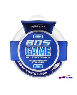 Monofilo Fluorocarbon Tubertini Bos Game 25 metri da 30Lb a 45Lb