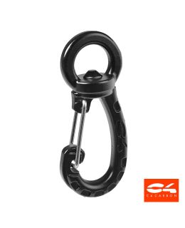 Moschettone in Nylon C4 con girella mm 80